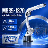 MB35-1870 Brazo Robótico Industrial de 6 Ejes, Soldador Láser Maxpower para Producción Automática y Manipulación de Metales Pesados