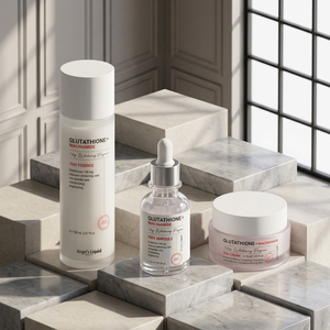 Angels <b>Liquid</b> Glutathione 700V 7-Day Brightening Skincare Set with Essence Ampoule Cream for Dark Spot Care - Product Image 1