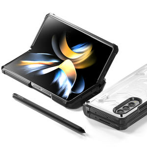 Custom Luxury 2in1 Pu Phone Cover Case Logo Case para <span class=keywords><strong>Samsung</strong></span> Z <span class=keywords><strong>Fold</strong></span> <span class=keywords><strong>4</strong></span> - Product Image 4