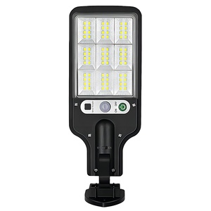 Lampe murale solaire LED extérieure IP65 avec détecteur de mouvement pour jardin, patio, porte de garage, étanche, télécommande, sécurité, éclairage de rue - Product Image 1