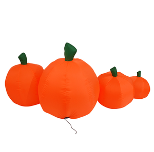 Ensemble de sept citrouilles gonflables d'Halloween de tailles variées avec expressions multiples de <span class=keywords><strong>Jack</strong></span> <span class=keywords><strong>O</strong></span>'Lantern pour les fêtes en extérieur et les décorations de jardin - Product Image 6