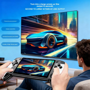 เครื่องเล่นวิดีโอเกมดิจิทัลแบบพกพา IPS Full View สีดำและสีขาว - Product Image 3