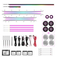Cardoo F40 Luz Ambiental Dinámica de 64 Colores para BMW Serie 1 F20 2016-2023, Accesorios de Iluminación LED Ambiental Interior para Automóvil