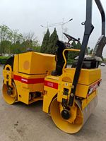 Compacteur routier d'occasion Dynapac CC122 CC211, rouleau vibratoire tandem de 2,5 tonnes, hydrostatique, 4 roues motrices, mini-compacteur routier, moteur DEUTZ