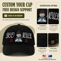 Gorra de Lujo Personalizada con Logotipo 3D, Diseño de Gorra Urbana Premium Bordada en Metal, Venta al por Mayor Barata de Fábrica, Envío Rápido, con Bolsa y Caja