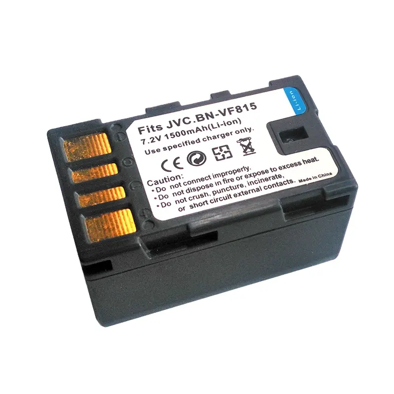 BN-VF815U DONNÉES Équivalentes Li-Ion Batterie Rechargeable pour JVC MiniDV et Everio Caméscopes GZ-X900 HM400 HM200 HM1