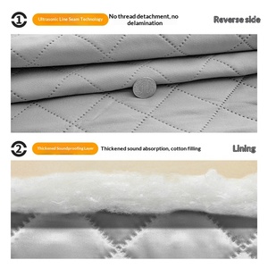 Cortinas Opacas Insonorizantes, Gruesas, Absorbentes de Sonido, Reductoras de Ruido, Bloqueadoras de Luz Solar para Ventanas Orientadas a la Calle, Dormitorios <span class=keywords><strong>en</strong></span> Invierno - Product Image 4