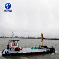 Barge flottante modulaire en acier autopropulsée Eterne avec une capacité de 120 tonnes pour le transport de dragage maritime et les projets offshore