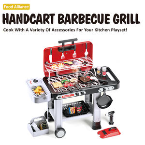 Gioco da cucina all'aperto <span class=keywords><strong>per</strong></span> bambini, simulazione di plastica, griglia <span class=keywords><strong>per</strong></span> barbecue con griglie elettriche piatte e Spray, Set da cucina <span class=keywords><strong>per</strong></span> bambini - Product Image 6