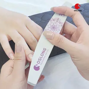 Lime per unghie per Manicure con forma e Logo personalizzati lima per unghie e tampone lavabili