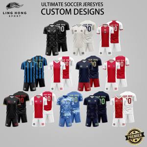 Conjuntos de Entrenamiento Personalizados con Logotipo, Camiseta y Pantalones Cortos, Uniformes de Fútbol, Secado Rápido, Transpirables, Unisex, para Adultos, 100% - Product Image 2