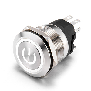 <strong>Push</strong> <strong>Button</strong> <strong>Switches</strong> SPDT <strong>DPDT</strong> 3PDT IP65 10A Home Appliance 12mm Style - Product Image 6