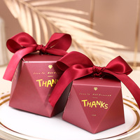 Umweltfreundliche süßigkeiten-Verpackungsbox für hochzeit süße rosa Schachtelverschluss-Schokolade-Verpackungsbox aus Papier