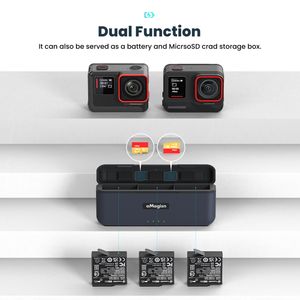 Venta al por mayor para Insta360 Ace / Ace <span class=keywords><strong>Pro</strong></span> aMagisn Estuche de carga rápida Cargador de cámara Accesorios - Product Image 6