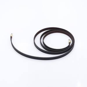 1.5gt GT2 5mm 6mm 9mm 10mm 12mm 15mm 30mm mở kết thúc <span class=keywords><strong>PU</strong></span> với dây/cao su với sợi thủy tinh trắng/đen thời gian vành đai - Product Image 4
