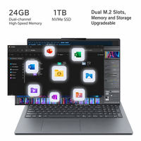 Ordinateur portable professionnel Lenovo Xiaoxin 16C 16 pouces neuf, AMD Ryzen 7 H 255, 24 Go, 1 To, en stock, directement de l'usine
