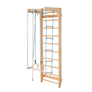 Schwedische Leiter Wand Stall <span class=keywords><strong>Bars</strong></span> für Kinder und Erwachsene Holz Stall Bar Schwedische Wand leiter Home <span class=keywords><strong>Gym</strong></span> Indoor Kids <span class=keywords><strong>Gym</strong></span> Wand leiter - Product Image 4