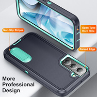 10 couleurs béquille couverture mobile 2 en 1 étui de téléphone pour Samsung galaxy S25 S24 S23 S22 Ultra Plus A06 A16 A26 A36 A56 S25 Edge