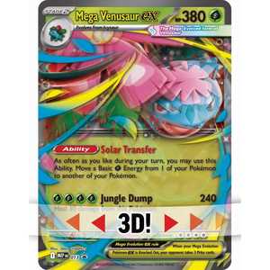 Colección Premium de Pokémon TCG Mega Venusaur, Fabricada en Italia con Material de Papel Resistente - Product Image 4