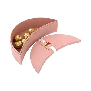 Caja de regalo de papel con tapa y base rígidas en forma de corazón para el Día de San Valentín, adecuada para regalar y personalizable según las necesidades. - Product Image 2