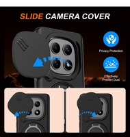 Casing Pelindung Magnetik Premium Heavy Duty Rugged Armor untuk Redmi Note 15 4G Dengan Penutup Kamera Geser Anti Benturan