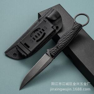 Cuchillo Táctico de Hoja Fija para Dropshipping en Shopify, Acero Inoxidable 9CR13, Mango G10, Funda K, Cuchillo para Supervivencia, Camping y Caza al Aire Libre - Product Image 6