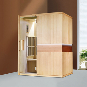 Gabinete de sauna infrarrojo interior personalizado del fabricante Opciones de varios tamaños individuales de madera maciza SALA DE <span class=keywords><strong>SUNAN</strong></span> DE MADERA - Product Image 1