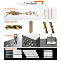 Forets HYGOAL M35 DIN338 6mm HSS-Cobalt à tige droite pour applications CNC en acier inoxydable