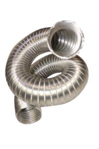 HVAC 25ft צריכת אוויר Helix צינור פליטה Inline מאוורר מסנן CFM גמיש להלביש מייבש Vent צינור אלומיניום צינור - Product Image 4