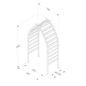 Modern 3D Floral <strong>Wooden</strong> <strong>Garden</strong> Arch Elegant Iron <strong>Ornaments</strong> <strong>for</strong> Outdoor Wedding Decor Traditional Design Style - Product Image 4