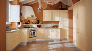Juego de armario de cocina moderno YK Diseño de madera elegante con estética rústica funcional para una cocina elegante - Product Image 5