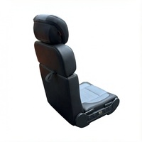 Siège passager simple ultra-fin réversible, pliable dans les deux sens (avant et arrière), pour SUV, fourgonnette, monospace, pick-up, camping-car, conversion de fourgonnette.