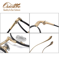 Gafas de Sol de Diseñador de Marca de Lujo de Alta Calidad, Gafas Vintage para Hombre, Las Mejores Gafas, Montura Óptica de Titanio Academy para Hombre