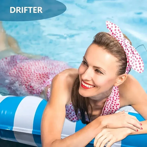 Hamaca Flotante Inflable, Colchón de Aire para <span class=keywords><strong>Piscina</strong></span>, Tumbona Flotante, Cama Plegable, Juguete para Fiestas en la <span class=keywords><strong>Piscina</strong></span>, Silla Reclinable - Product Image 2