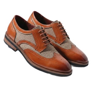 รองเท้าหนังธุรกิจใหม่ 22026 รองเท้าทรงบรอกแบบทางการระดับไฮเอนด์สำหรับชายหนุ่ม รองเท้าเดรสผู้ชายใส่สบาย ระบายอากาศได้ดี - Product Image 5