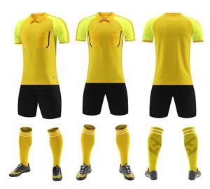 Vente en gros Ensemble de maillots d'arbitre de football de haute qualité Uniformes d'arbitre de football Uniformes d'arbitre de football pour adultes - Product Image 3