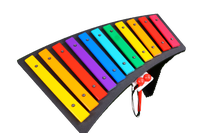 Deats Musical Instrument Set Percussion Instruments Harmonium Rainbow Colors Steel Aluminum Alloy Kids Play Center School
