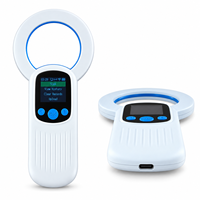 Pemindai Mikrocip Hewan Peliharaan Anjing Kucing Portabel ISO11784/85 134.2KHZ 125KHZ Pembaca RFID Hewan FDX-B