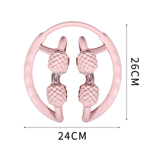 Yoga massaggiatore per gambe a 2 strati massaggiatore per polpacci rullo rullo per rilassamento muscolare per massaggio muscolare - Product Image 5