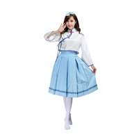Ensemble haut et jupe inspiré du Hanfu, style chinois, pour femme, tenue de scène, cosplay, performance, options de couleurs, vente en gros