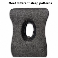 Mousse à mémoire de forme bureau voyage Camping hôtel bureau conception creuse visage bras trou rebond lent cou cervical soutien sommeil sieste tricoté