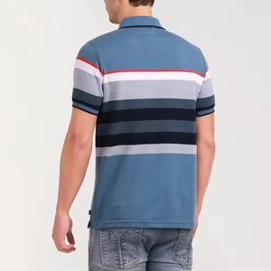 Chemise polo pour homme de qualité supérieure, style élégant, col classique, 100% coton, manches courtes, respirante, été - Product Image 2
