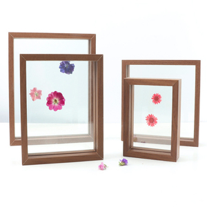 Cornice per Fiori Essiccati e Foglie, <span class=keywords><strong>Set</strong></span> di Cornici Quadrate A4 in Vetro Bifacciale per <span class=keywords><strong>Foto</strong></span> Fai-da-Te - Product Image 3