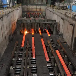 Máquina de fundición continua de acero vertical, línea de producción de aluminio y acero al carbono de palanquilla, CCM