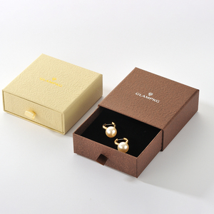Customizable Luxury Eco-Friendly Paper Jewelry <b>Gift</b> <b>Box</b> Drawer Sliding Cardboard Packaging <b>Box</b> for Necklace Ring <b>Earrings</b> - Product Image 4
