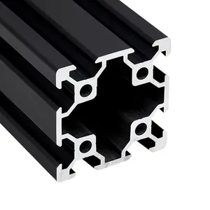 Europese Standaard YS-4040V Zwart 40*40 Aluminium Extrusie 3d Printer V-Slot 4040 Aluminium Profiel Cnc Lineaire Rail