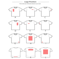 Camiseta personalizada extragrande de 275 g/m², 100 % algodón, con bolsillo falso, bordes deshilachados, lavado ácido, estampado vintage desgastado, para hombre.