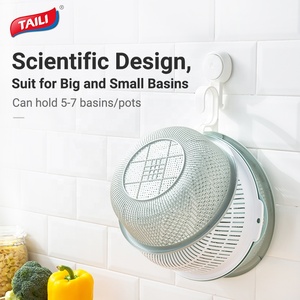 Soporte para Lavabo sin Taladro con Ventosa, Soporte para Lavabo de Pared, Organizador de Almacenamiento de Plástico para Baño y Cocina - Product Image 3