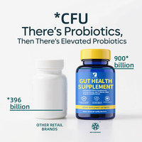 Complément alimentaire probiotique OEM pour la santé intestinale des adultes, favorise l'équilibre digestif et le système immunitaire.