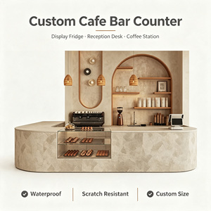 Conjunto de Muebles de Diseño Interior Personalizado Estilo Wabi Sabi para Tienda Minorista, Estudio de Yoga y Meditación, Cafetería Especializada, Salón de Belleza - Product Image 1